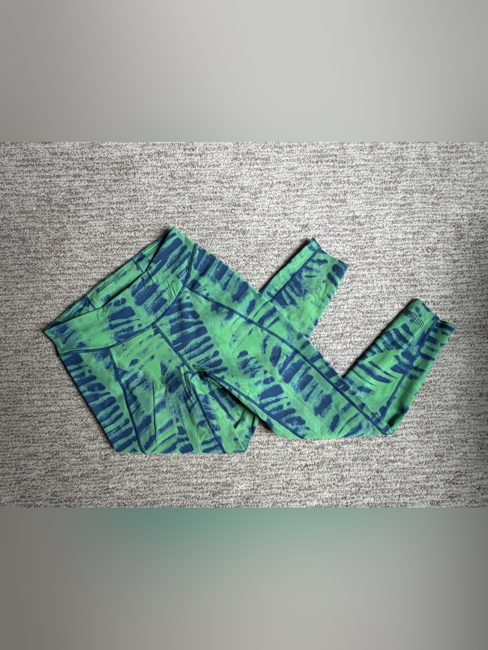 Janji 7/8 Pace Leggings Medium Cyanotype Foliage